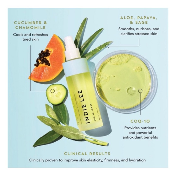 2 x INDIE LEE CoQ10 Toner - .28 oz ea. NEW - Picture 1 of 5